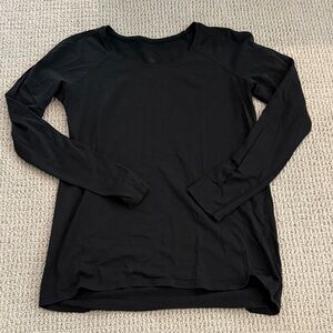 lululemon athletica Classic Black Long Sleeve Top